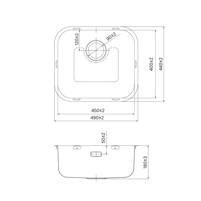 Iddis Mate мойка кухонная универсального монтажа MAT49S0i77