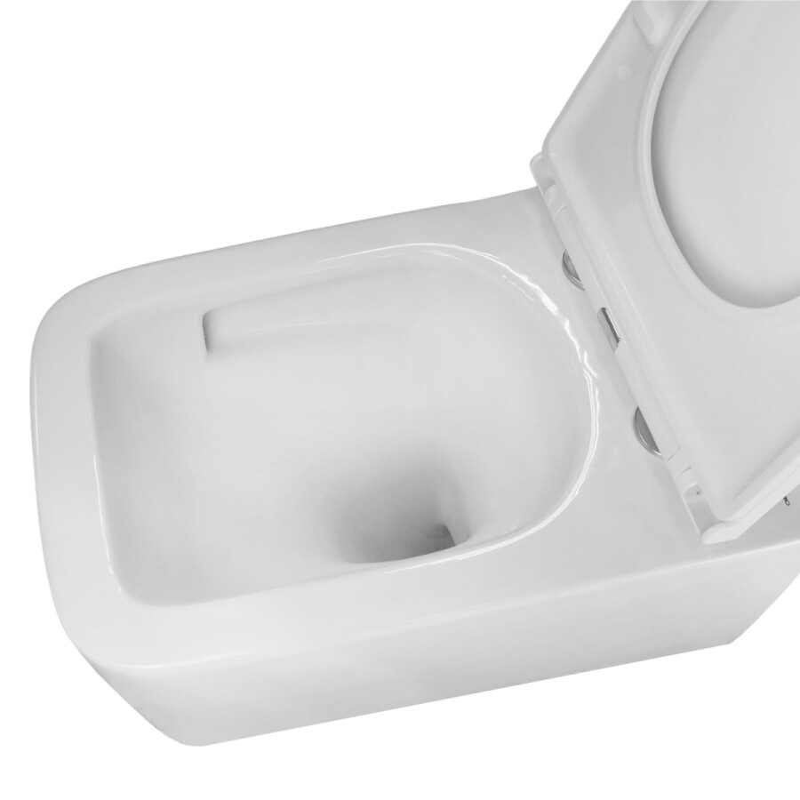 Унитаз подвесной Azario Vater 360х520х350 безободковый, система смыва "Скрытое Торнадо", с быстросъемным сиденьем "Микролифт" AZ-5104T-WHT