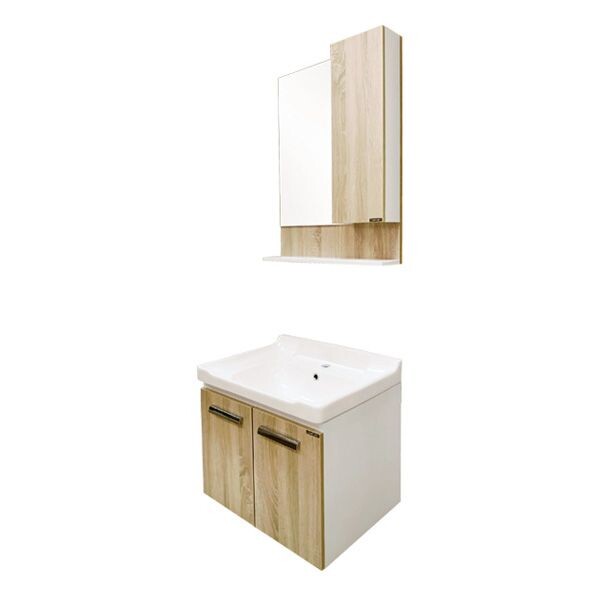 Зеркало-шкаф Comforty "Рига-60" дуб сонома 00004142211CF