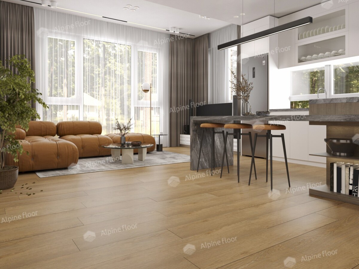 Alpine Floor Classic SPC ламинат Клен классический ECO 173-6 MC 1220 х 183 х 4.0 mm