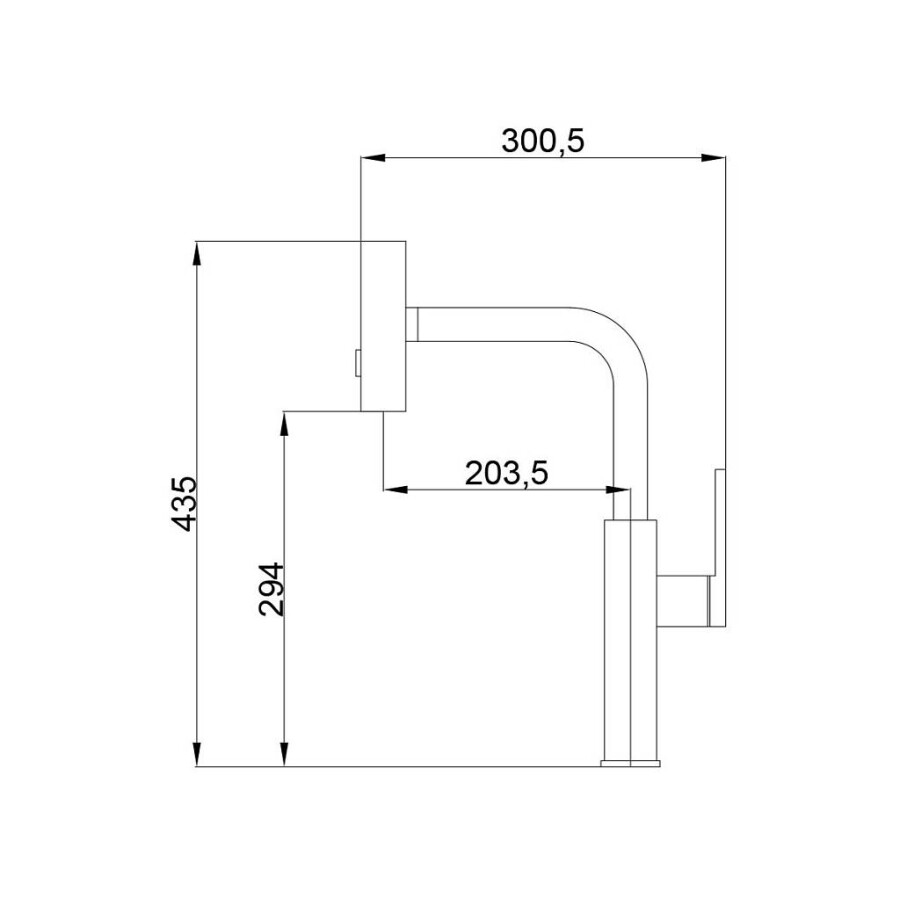 Смеситель для кухни с мультифункциональным изливом Haiba HB73824-8 белый