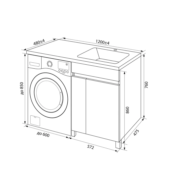 Iddis Optima Home тумба 120 см с раковиной правая OPH12RDi95K