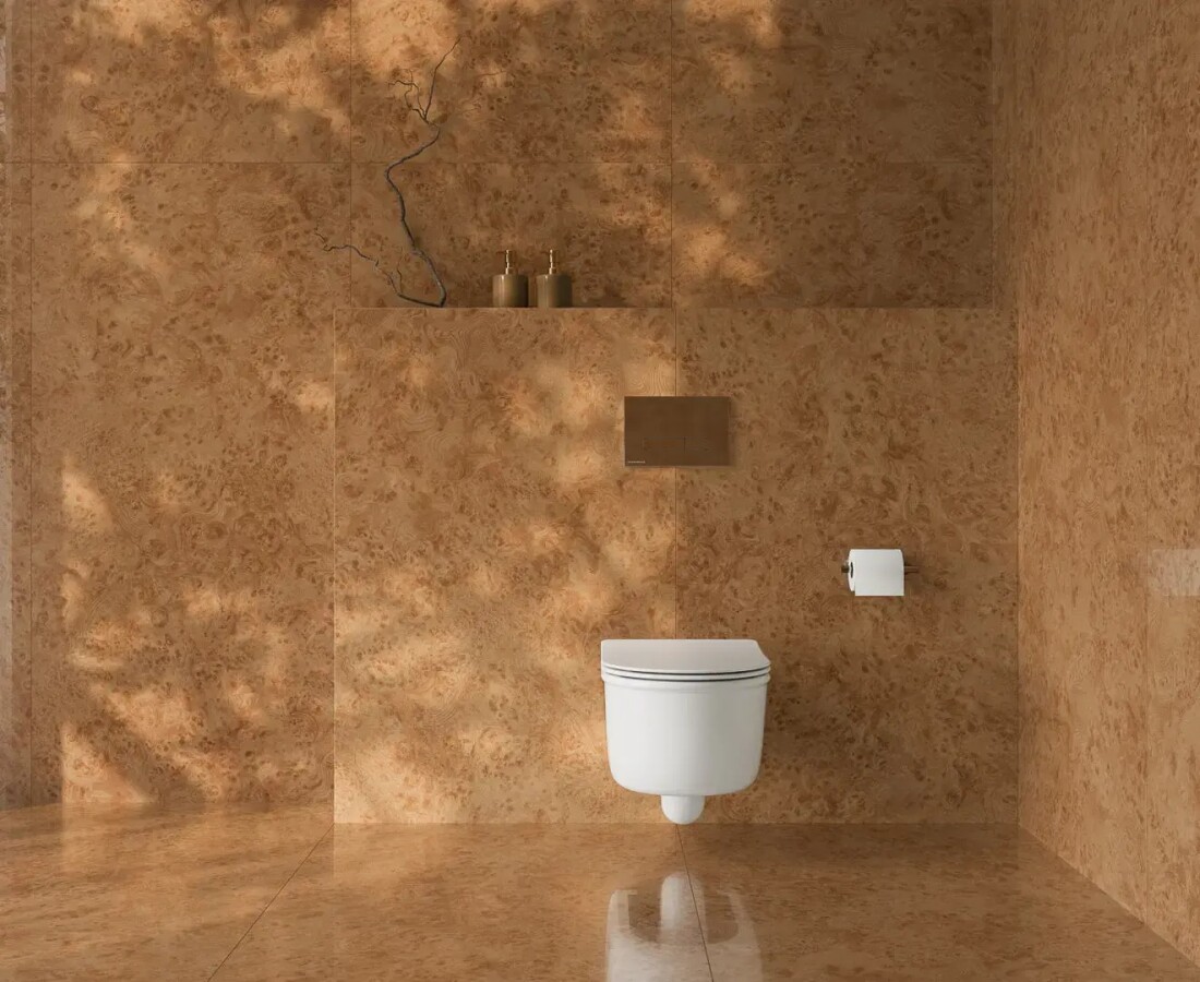 Керамический гранит Kerama Marazzi Прованс Вердон Коричневый лаппатированный обрезной 80x160x0,9 KM8016G0162R