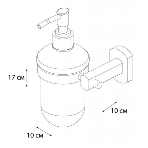 Fixsen дозатор для жидкого мыла GR-7012