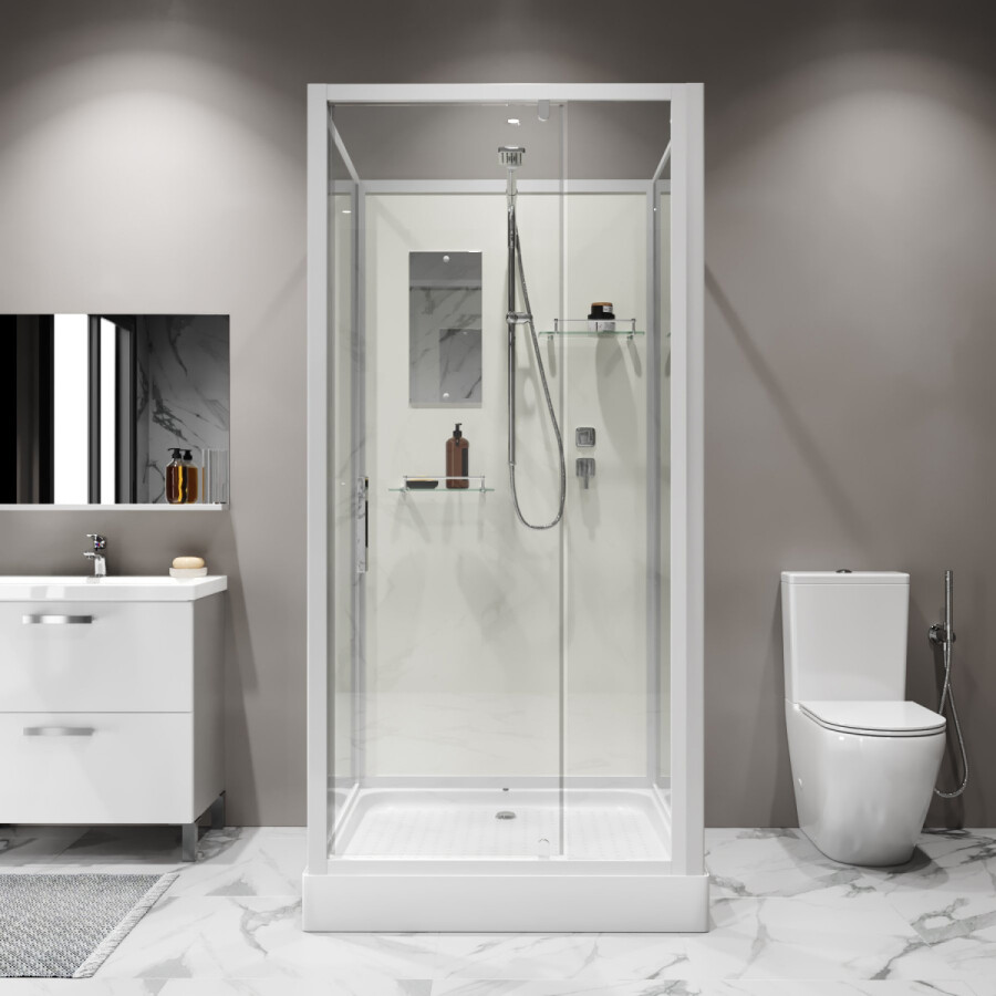 Niagara Standart Душевая кабина 80x80 Без крыши ST80/15Q/BK