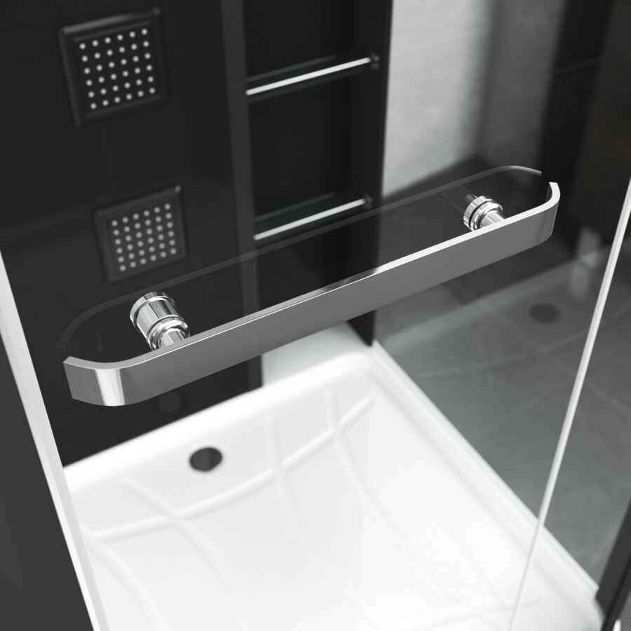 Душевая кабина Grossman Alba GR221L (90x90x225) дверь распашная,3 места