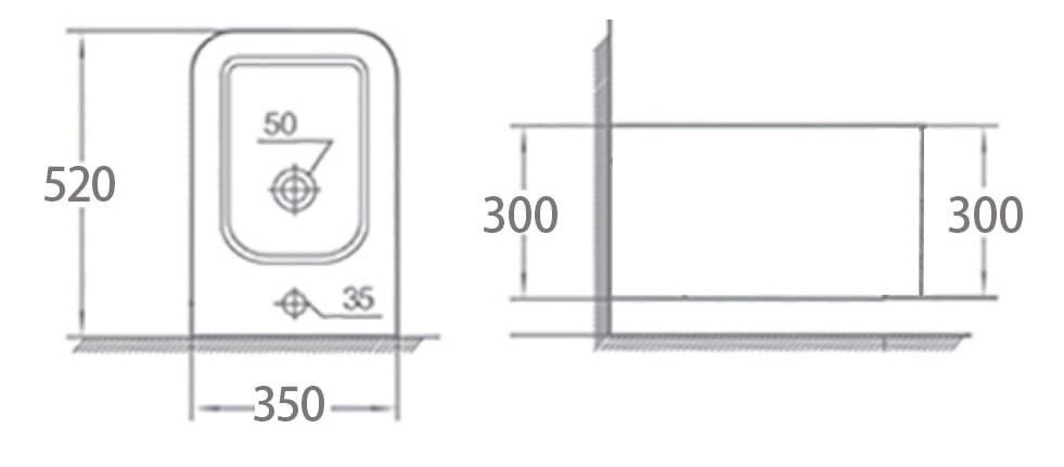 Биде подвесное Boheme Mane Черный матовый 970-BDT-B