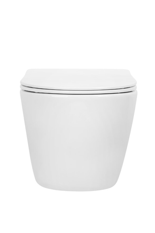 Унитаз подвесной Boheme Avva Белый глянец c крышкой, смыв Торнадо 973-SET-W