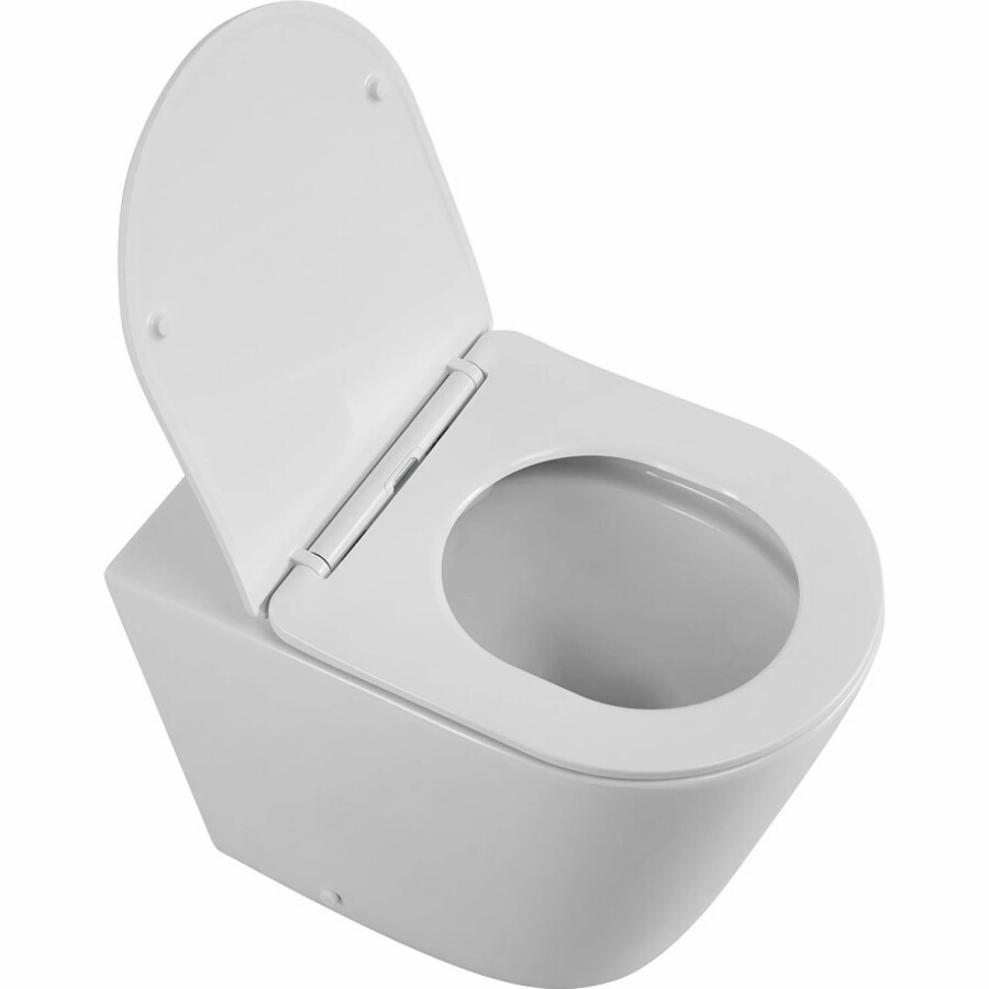 Унитаз приставной BelBagno FLAY-R BB1003CBR/SC