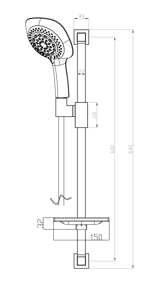 Lemark душевой комплект LM8068C