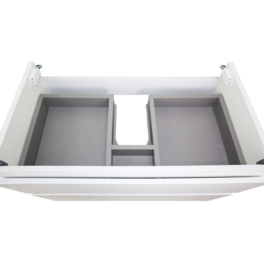 Комплект тумба Azario Velluto 80 800х450х660 подвесная, с раковиной Slim 80, белый матовый CS00088603