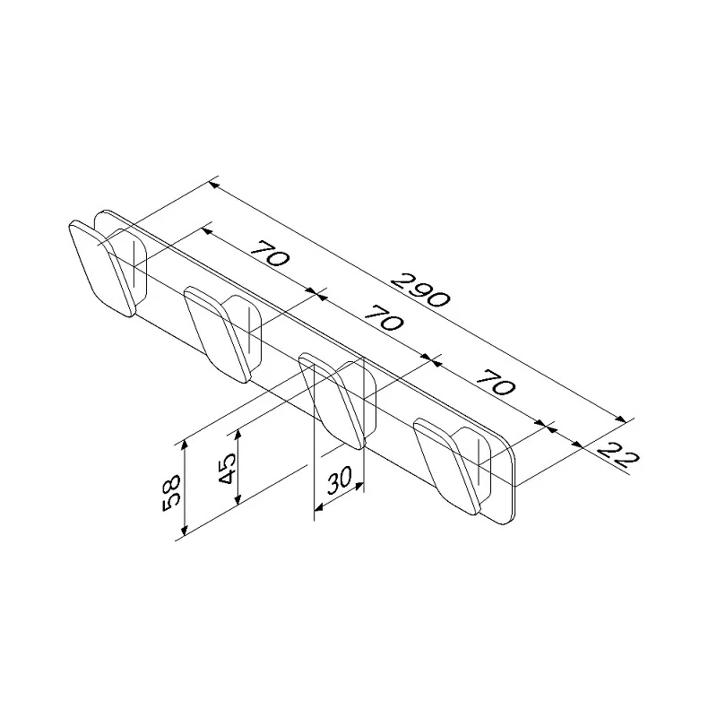 Am.Pm Inspire 2.0 крючки для полотенец A50A35900