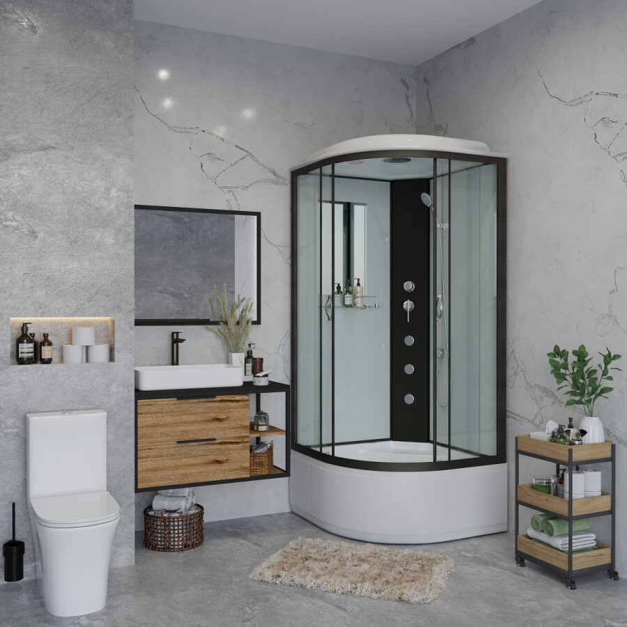Niagara NG 6708-14G Душевая кабина 90x90 с гидромассажем 67081414G