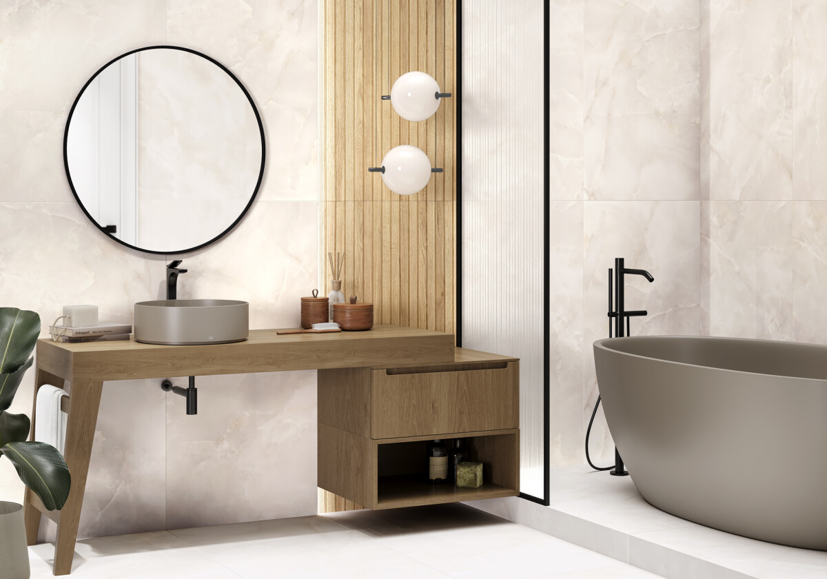 LCM Венто кремовый / Vento Crema Керамогранит 600 x 1200 x 7 60120VTO01S