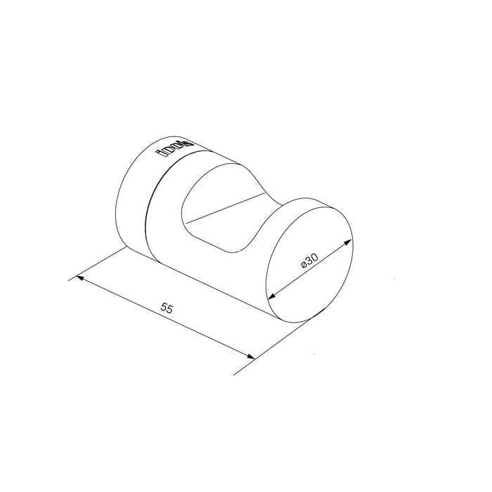 Iddis крючок одинарный NOABL10i41