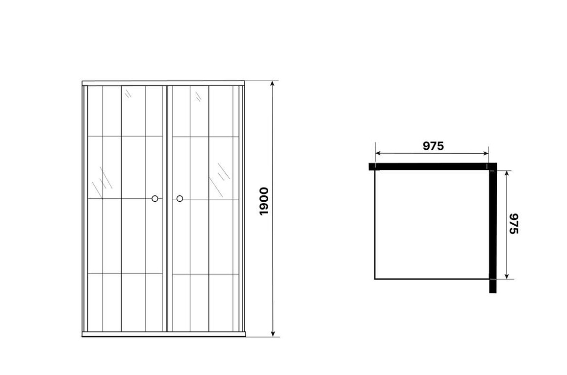 Душевой уголок 100x100 Niagara Eco NG-1010-14QKL
