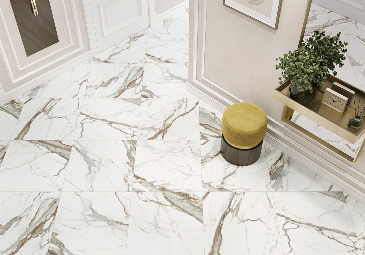 Delacora Calacatta Premium Керамогранит 600 x 1200 x 9.5 D120209M