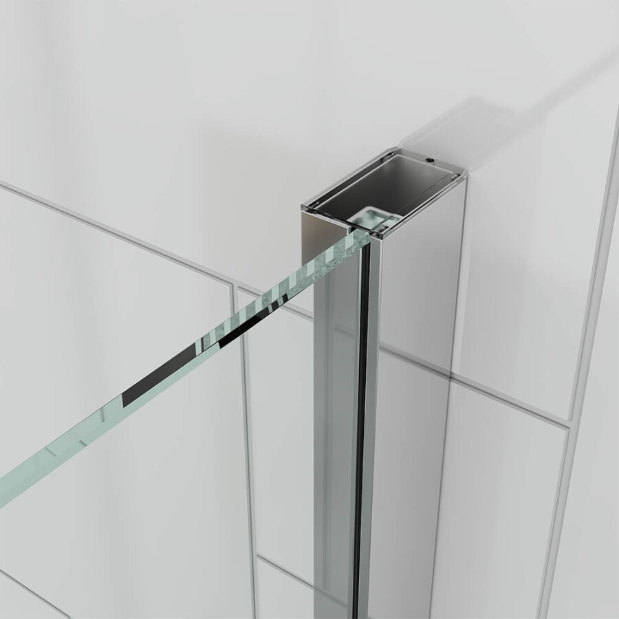 Душевой угол Veconi Ottimo P20 CH-SP (120×100×190) распашная, профиль хром, стекло прозрачное OP20CH-SP-120100-01-C9