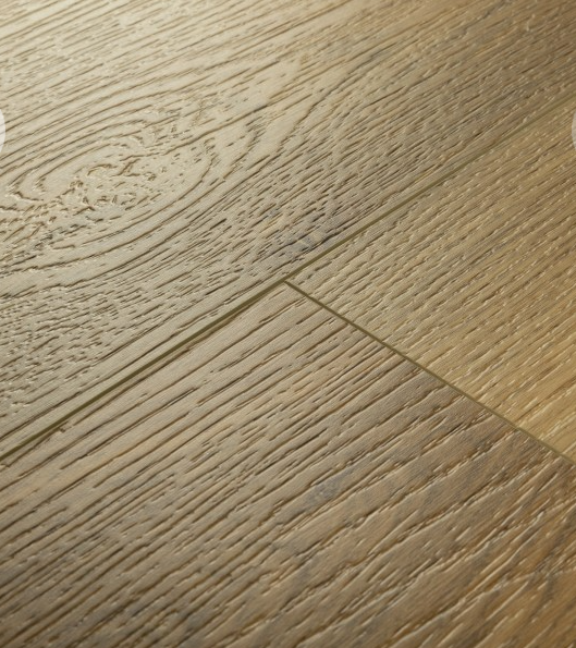 Водостойкий SPC ламинат Dew Floor Wood 4V Банда ТС 1509-1 1220х183х4