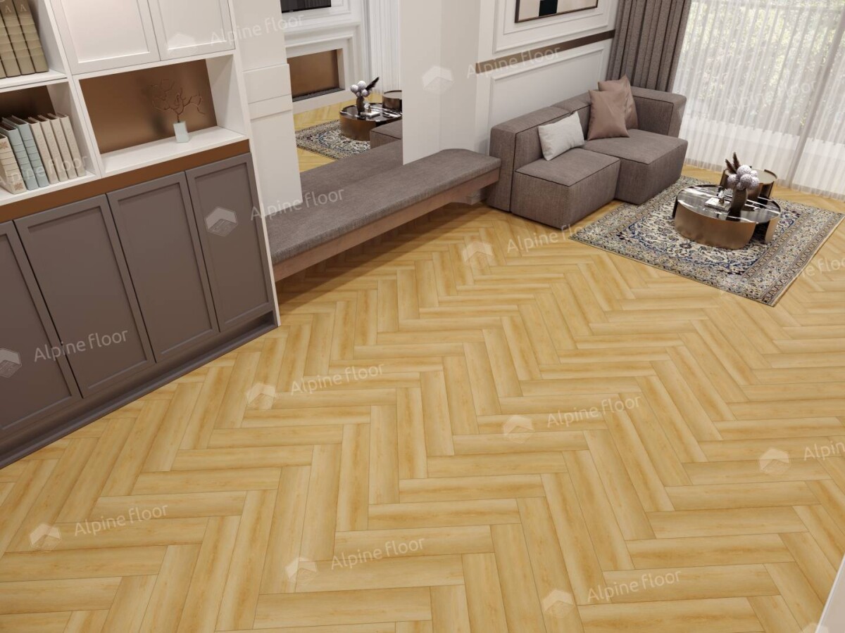Alpine Floor Parquet Light SPC ламинат Дуб Батейн ECO 13-29AB-R 600 х 125 х 4мм