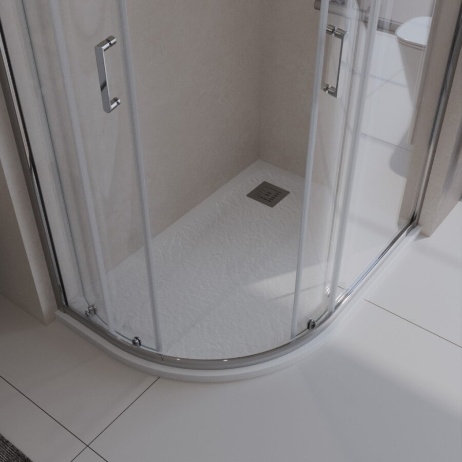 Поддон из искусственного мрамора правосторонний Belbagno TRAY-MR-UNO-RH-120/80-550-35-W-R-CR