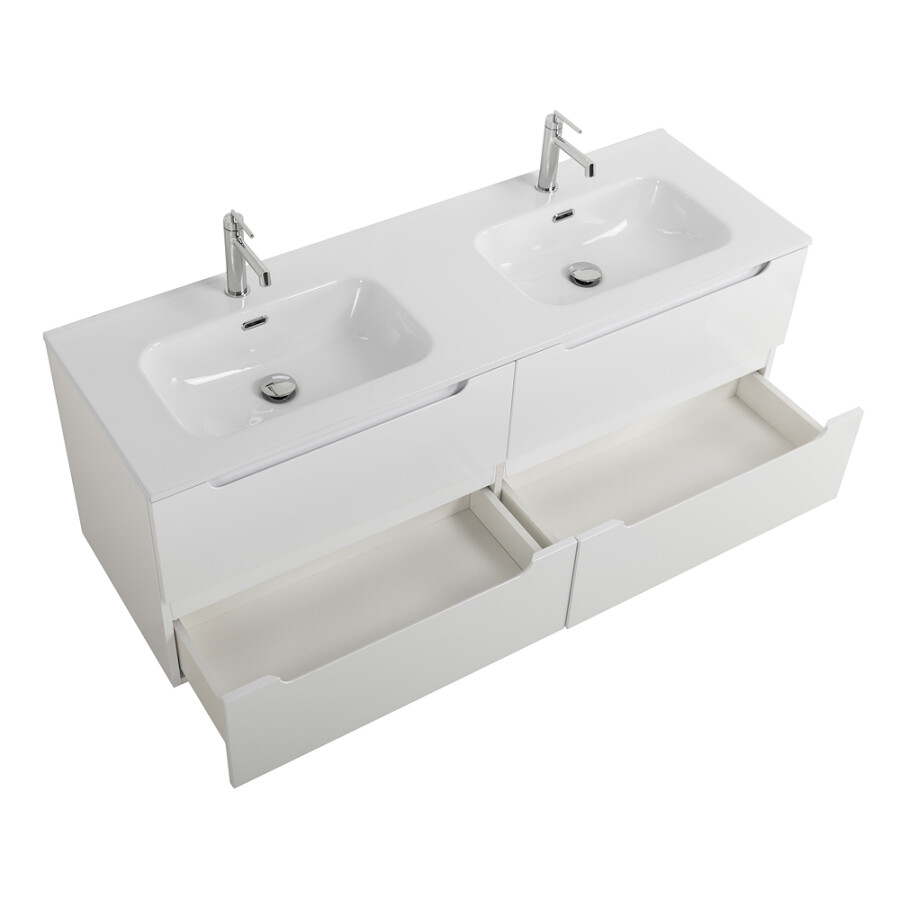 BelBagno ETNA-1400-4C-SO-2-BL Тумба с раковиной BB1400-2-ETL Bianco Lucido