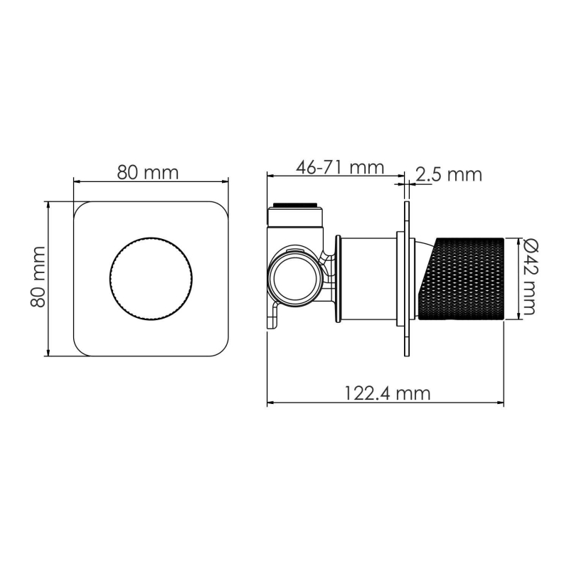 WasserKraft Mosel 4600 смеситель для душа 4651