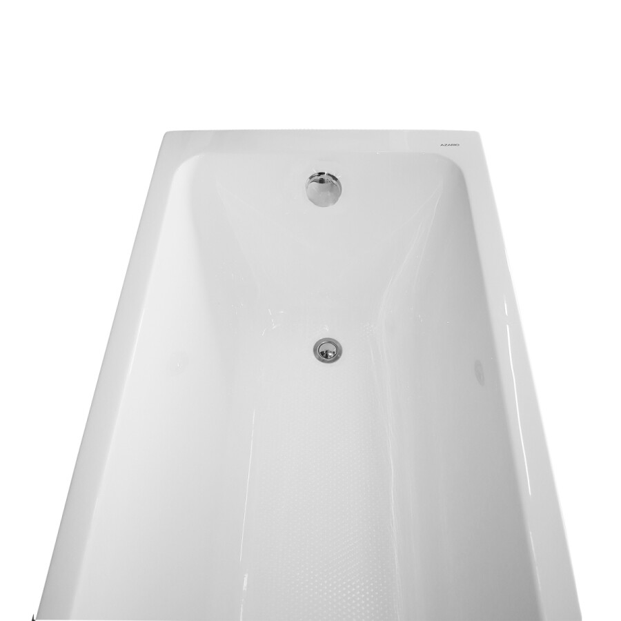 Ванна акриловая Azario Claris AZ1004 170х70 пристенная, прямоугольная, в комплекте с сифоном