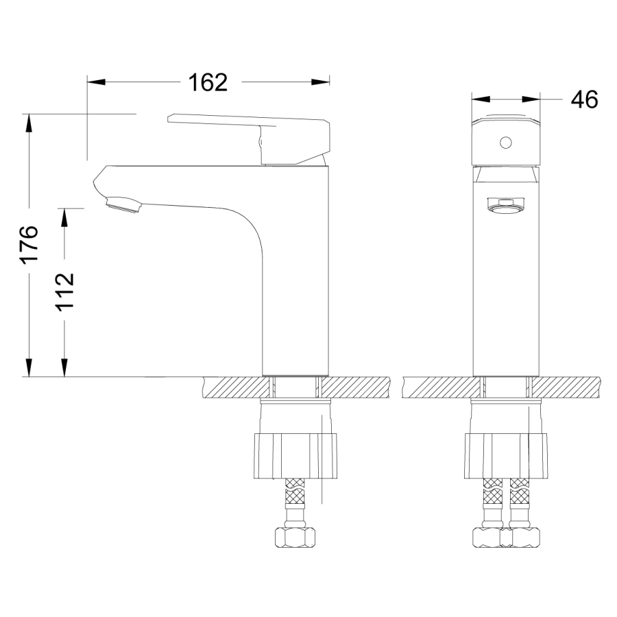 Lemark Point смеситель для раковины LM0306C