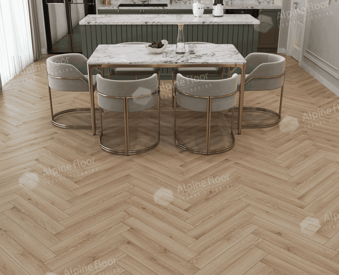 Ламинат Alpine Floor Herringbone 12 Pro (NEW), LF106-12A Дуб Артуа 606 х 101 х 12 mm