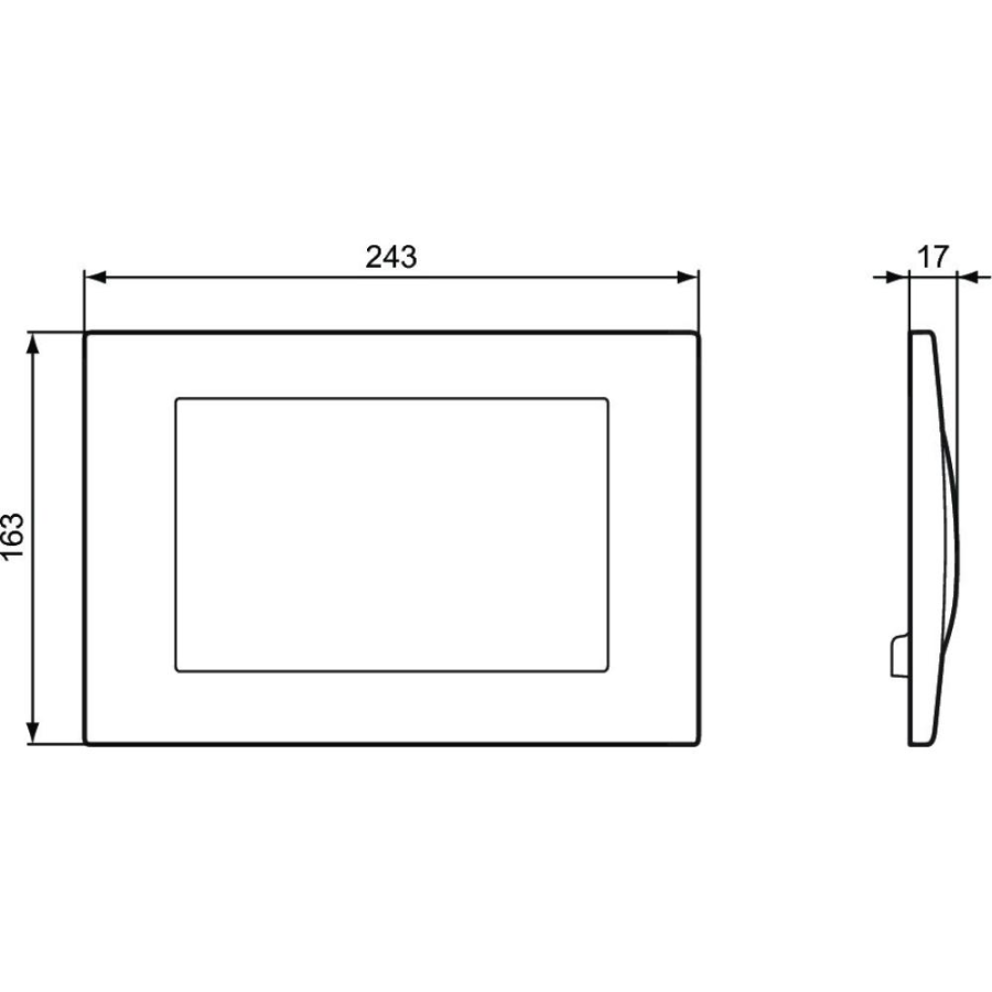 Ideal Standard антивандальная панель смыва R0128MY