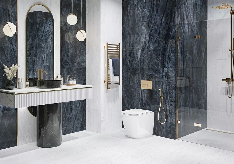 Керамогранит 60120CBL23HG LCM Cuba Blue Суперполированный 600 x 1200 x 8 мм.