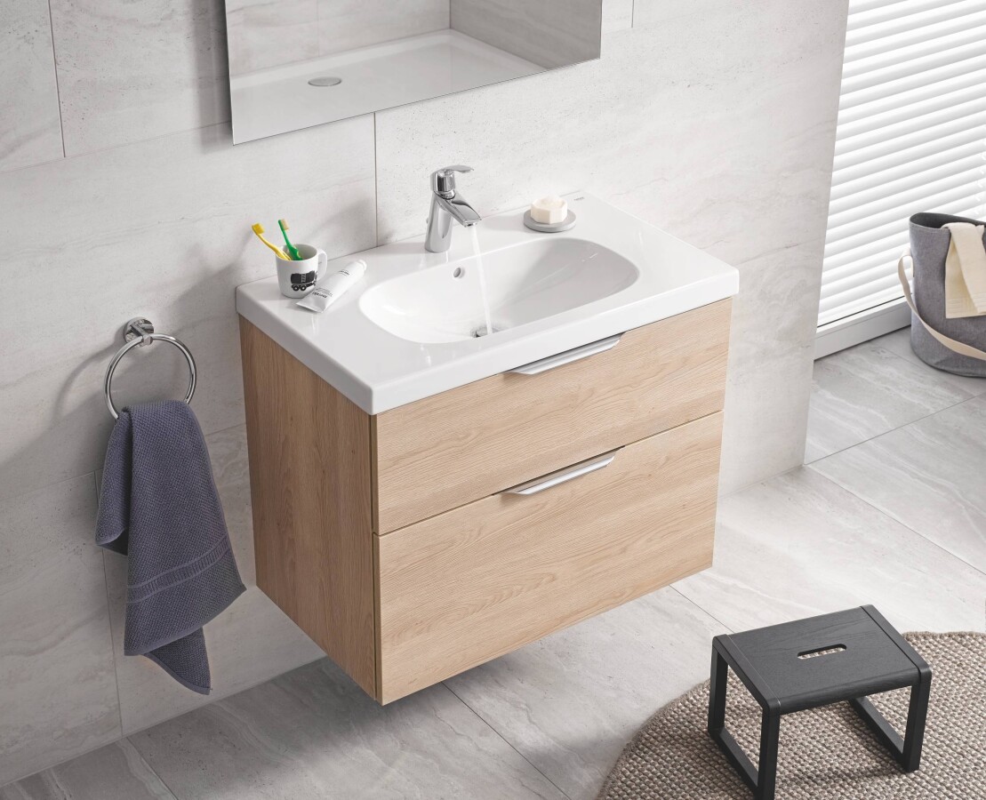 Grohe Euro Ceramic 3958400H раковина накладная 80 см альпин-белый