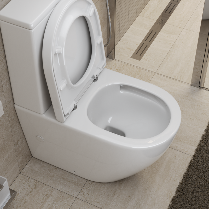Унитаз-компакт безободковый BelBagno SFERA-TOR BB2141CP-TOR BB2141T