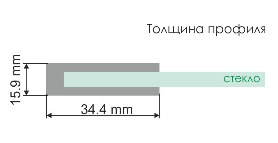 WasserKRAFT Berkel 48P01-80L Matt glass 80*140 шторка на ванну