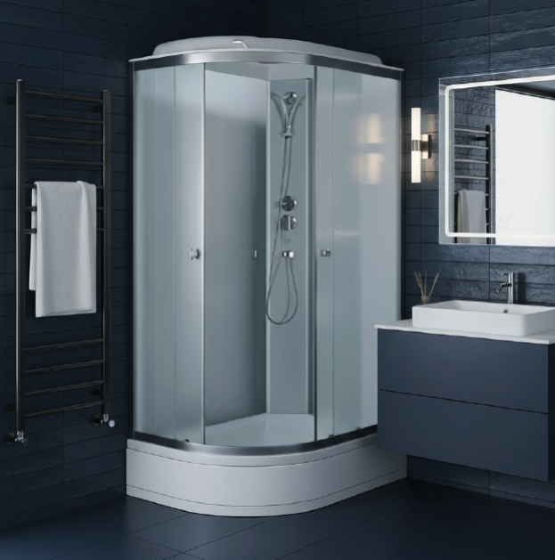 Душевая кабина Loranto 1200x800x2150 поддон 26 см Правая CS-985-RTM/W-120