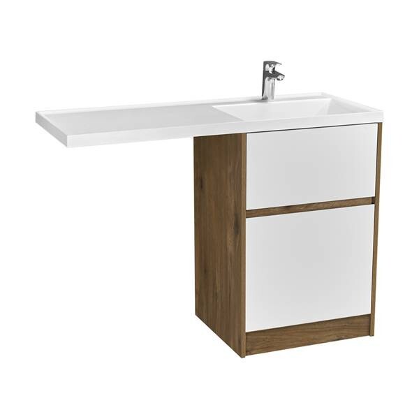 Тумба под раковину Aquaton Лондри 60 Дуб Рустикальный без фасада 1A266901LHDR0