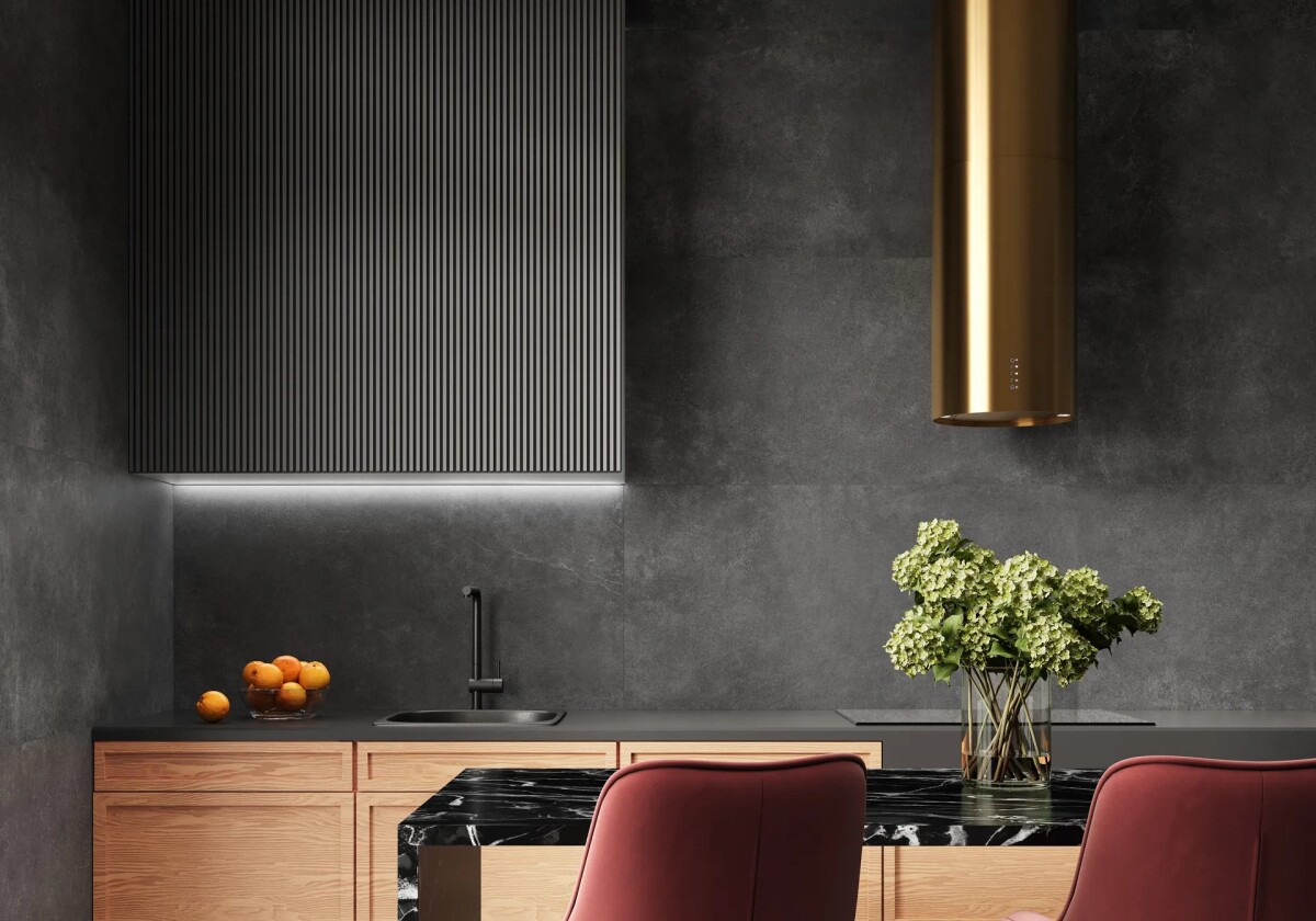 Керамогранит Artkera Group GP6060MIM99M Microcement Black матовый 600 x 600 x 9.5 мм.