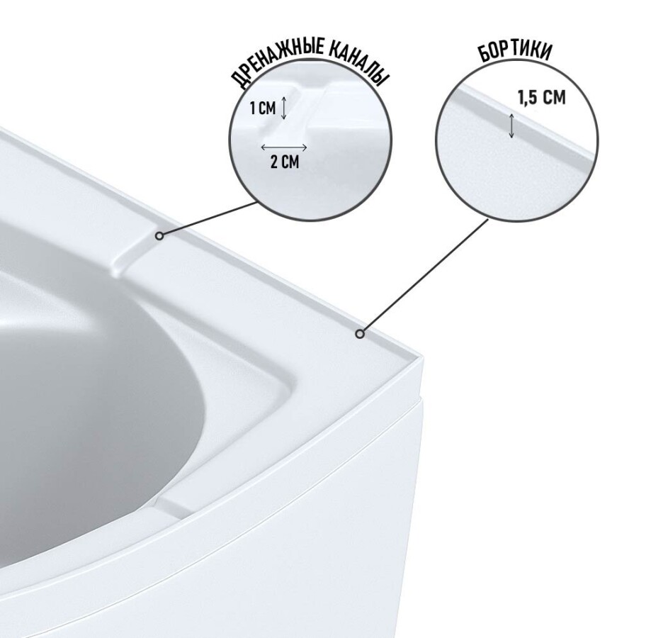 Niagara Eco Душевая кабина 120x80 Левая Тропический душ E120/80/40L/MT