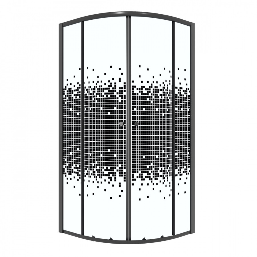 Душевой уголок 90x90 Niagara Eco NG-1007-14BLACK