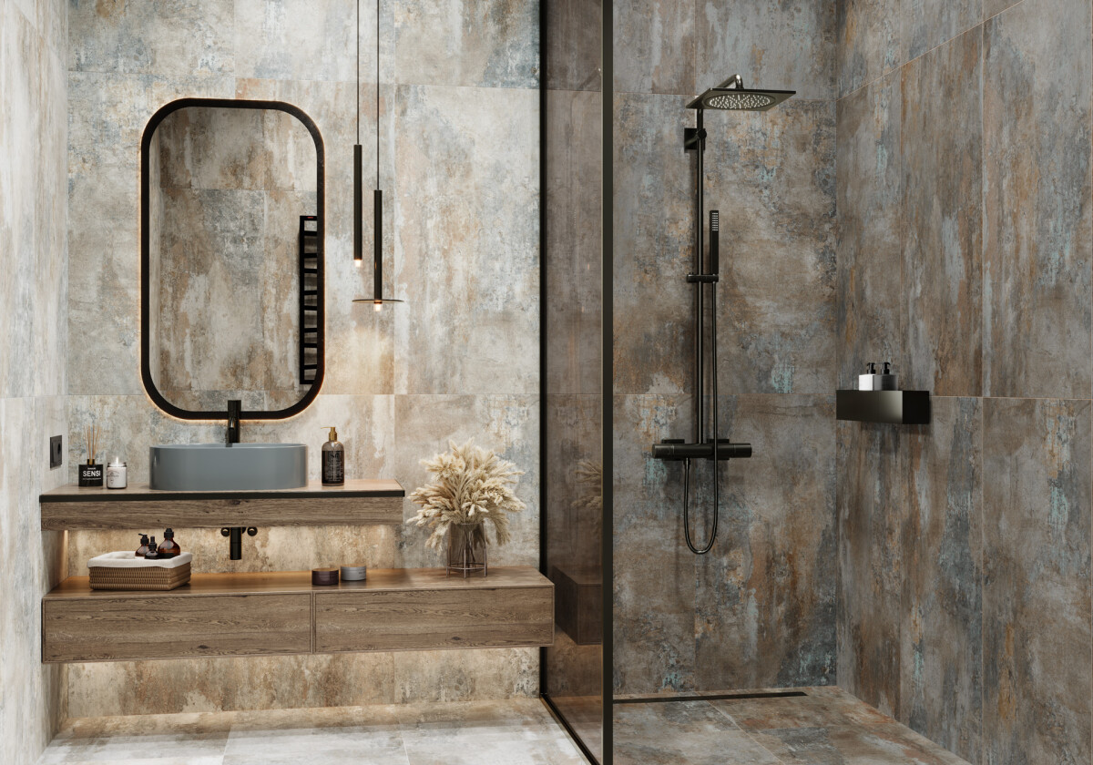 Delacora Centro Copper Керамогранит 600 x 1200 x 9.5 D120219L