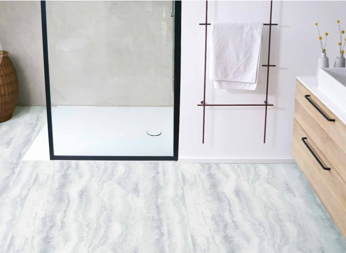 Водостойкий SPC ламинат Dew Floor Stone 4V Иониан M 6038-6 610х305х4