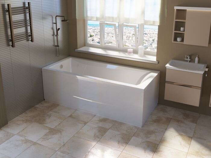 Mirsant Premium Ривьера 180*80 ванна акриловая прямоугольная УТ000062542