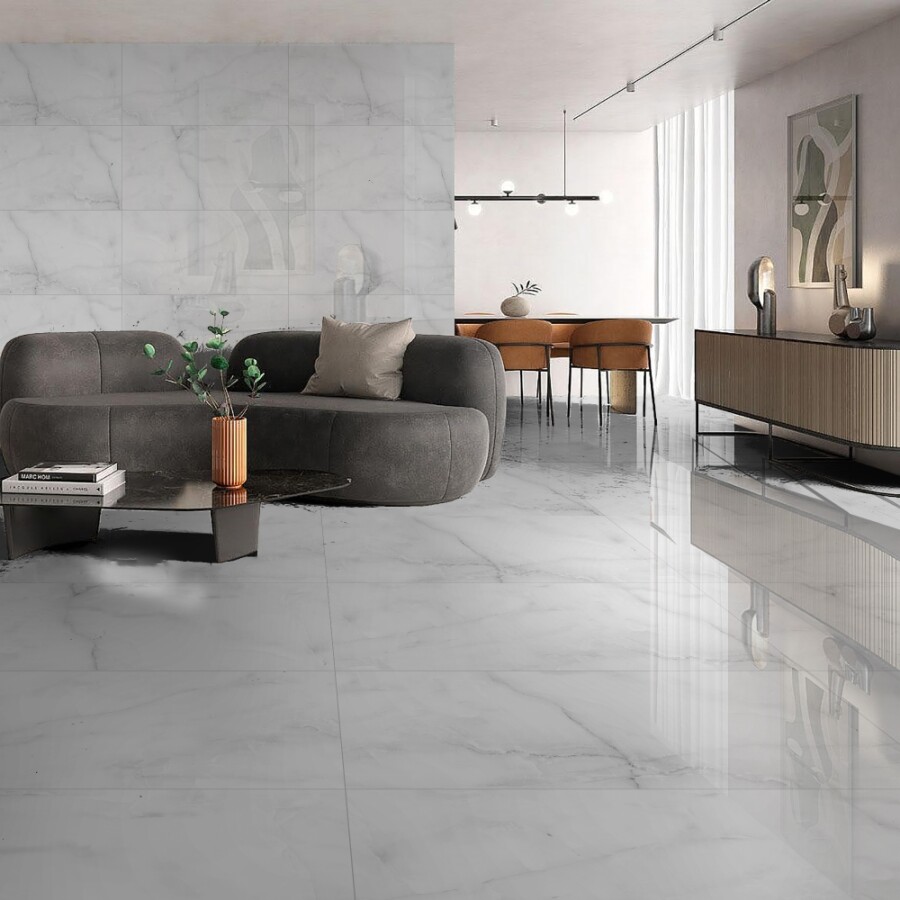 Керамогранит 7930138702312 Eurotile Antisky Grey Glossy 60x120