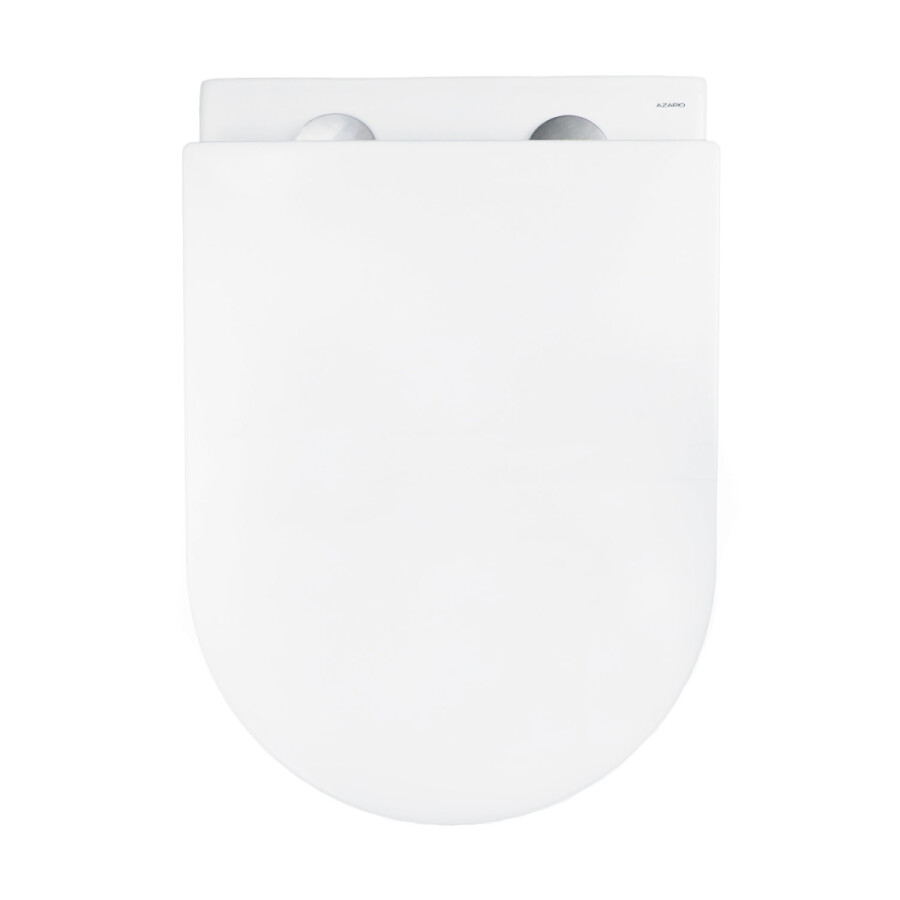 Унитаз подвесной Azario Songo 360х520х365 безободковый, система смыва "Скрытое Торнадо", с быстросъемным сиденьем "Микролифт" AZ-5180T-WHT