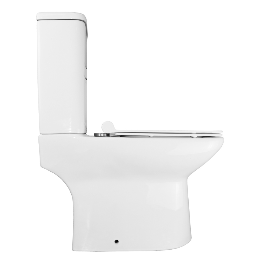 Azario Glory унитаз напольный безободковый, быстросъемное сиденье микролифт AZ-49