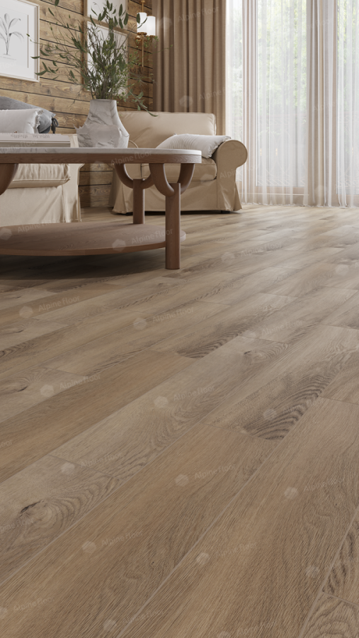 Alpine Floor Parquet Premium ABA SPC ламинат Дуб Природный Изысканный ECO 19-17AB 600х125х8 mm