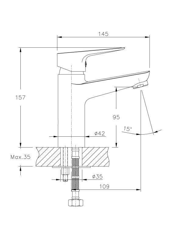 Haiba смеситель для раковины HB10506