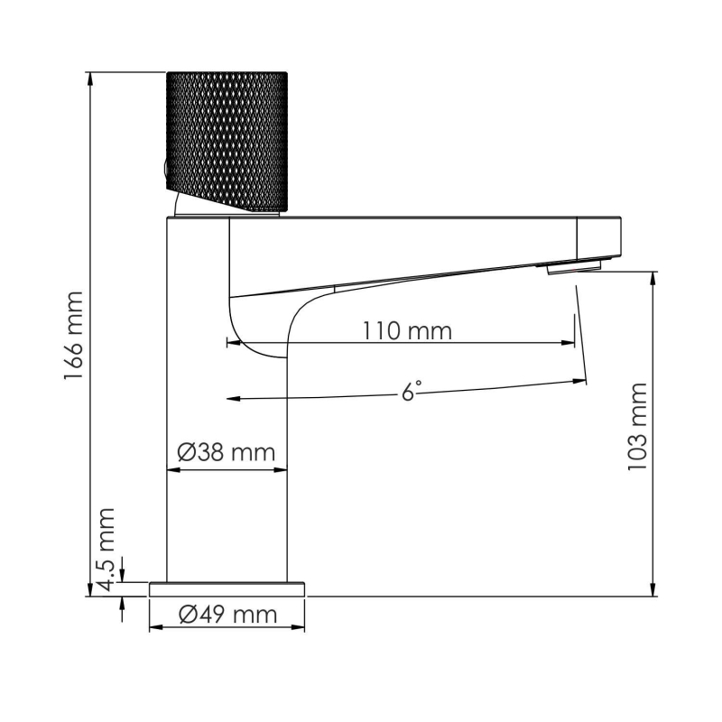 WasserKraft Mosel 4600 смеситель для раковины 4603