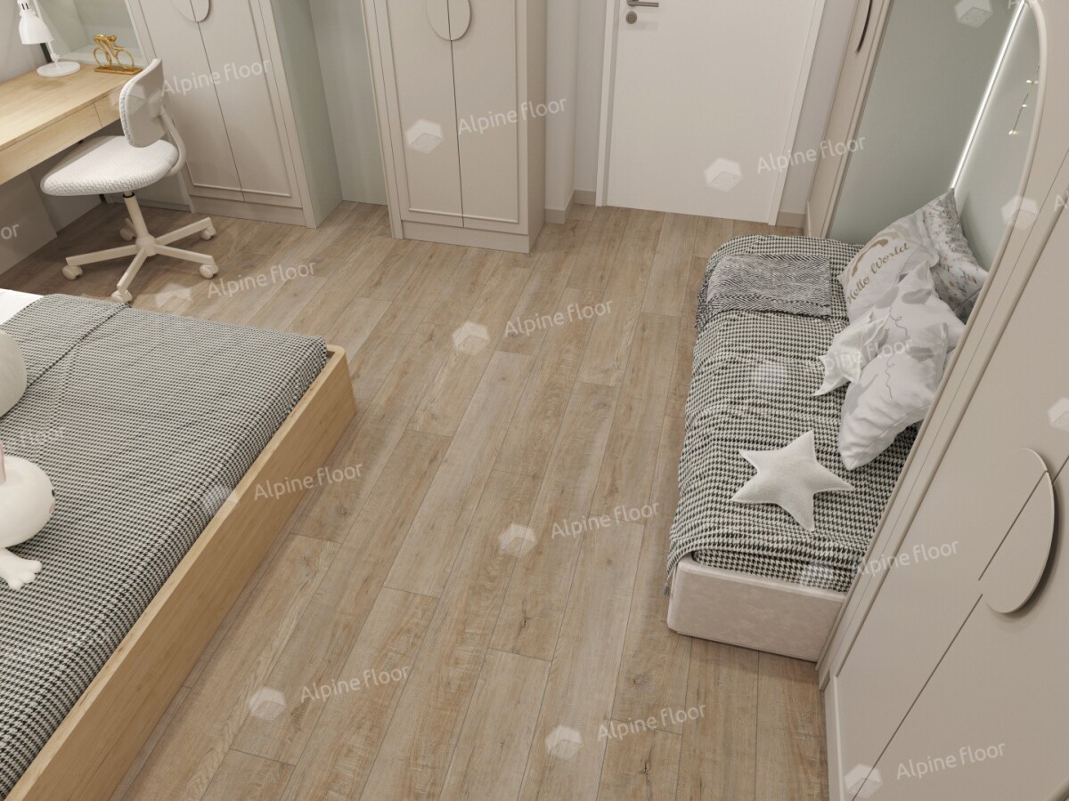 Alpine Floor Ultra Кварцвиниловая плитка LVT Дуб Амбер ECO 5-39 1219.2 х 184.15 х 2 mm